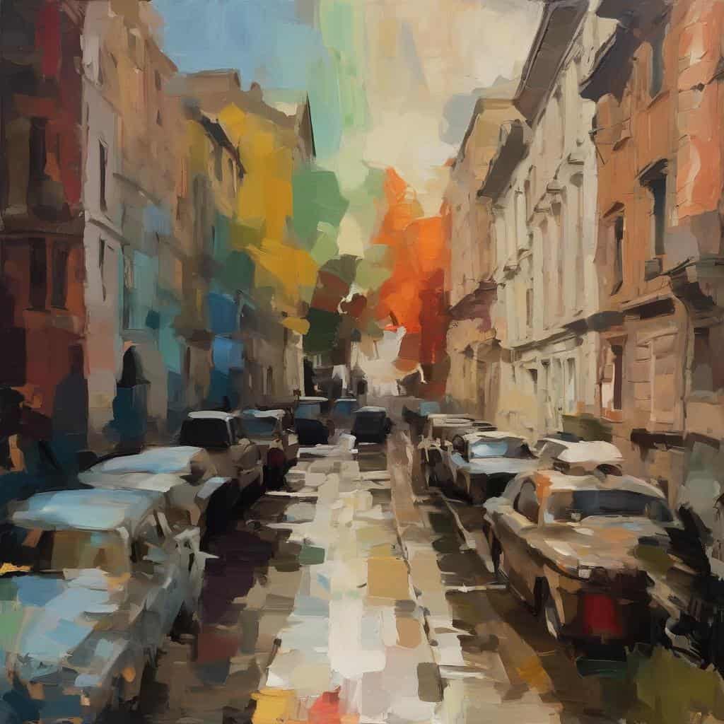 Απώλεια και τέχνη στην πόλη, εκφράσεις πένθους σε ζωγραφική, σύμβολα απώλειας και θρήνου σε έργα τέχνης, συναισθηματική έκφραση.